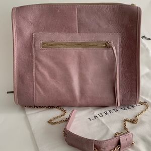 NEW Blush Pink, Supple Leather Crossbody